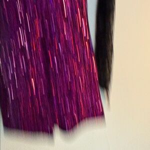 Costume Gallery Dance Dress Purple Sequin Pants M EUC